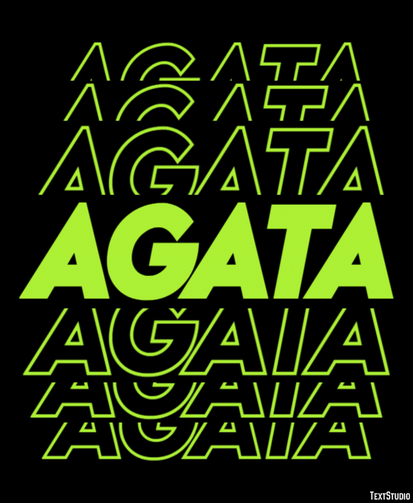 Agata Efekt tekstowy