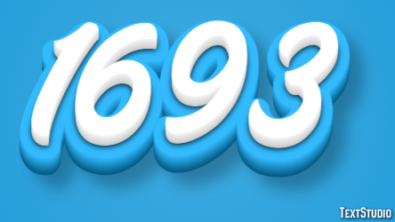 1693 Text effect