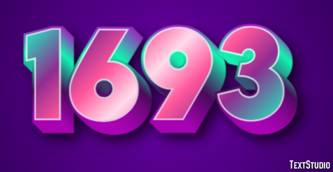 1693 Text Effect