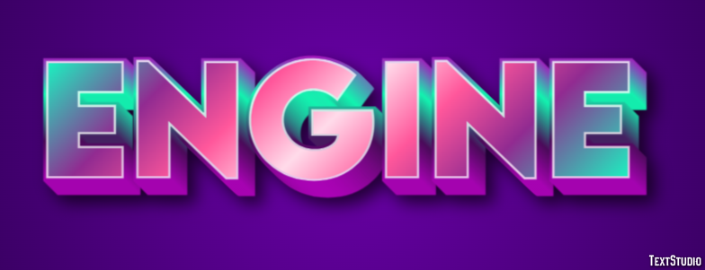Engine Text Effect