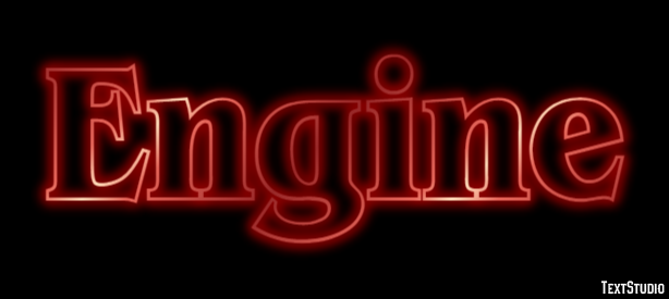 Engine Text Effect
