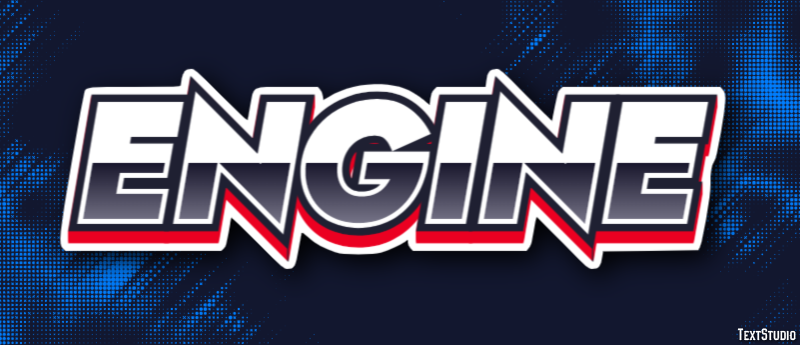 Engine Text Effect