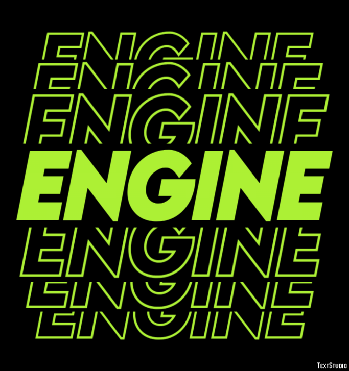 Engine Effetto testo