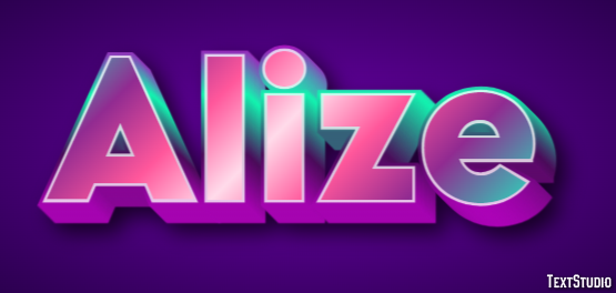 Alize Text Effect