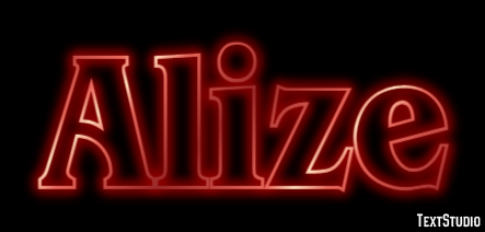Alize Text Effect