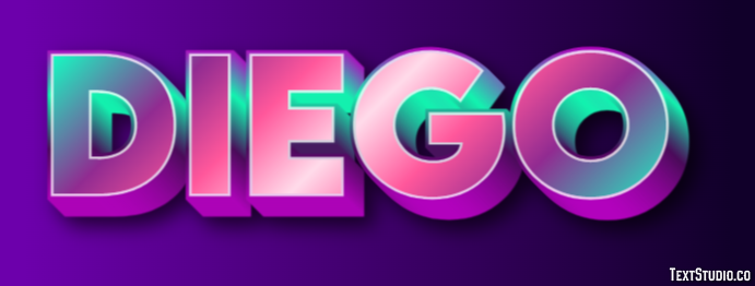 Diego テキスト効果