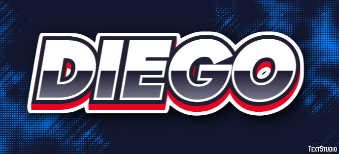 Diego テキスト効果
