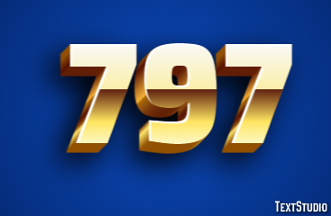 797 Text Effect