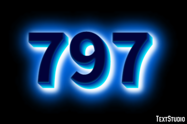 797 Text Effect
