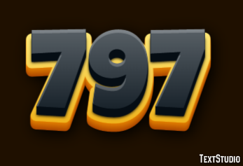 797 Text Effect