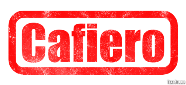 Cafiero Effetto testo