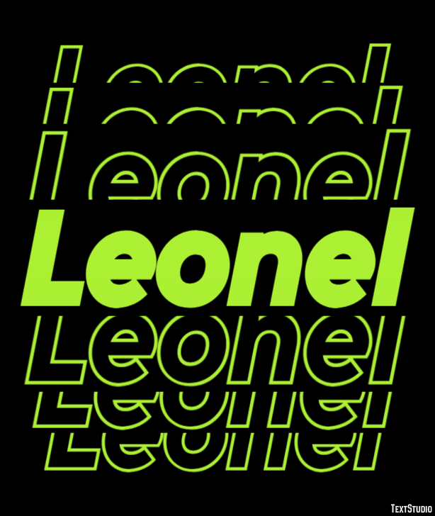 Leonel Texteffekt