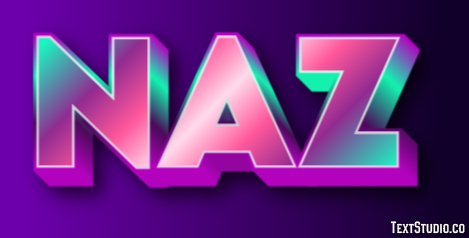 Naz Tekst Effect