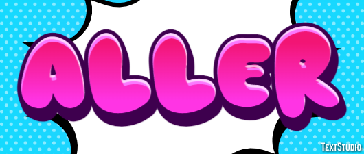 Aller Efecto de texto