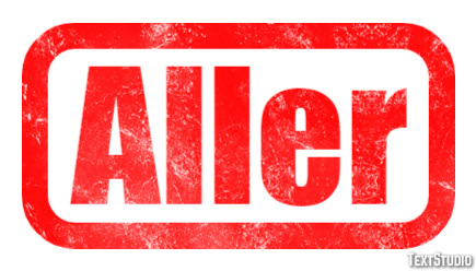 Aller Efekt tekstowy