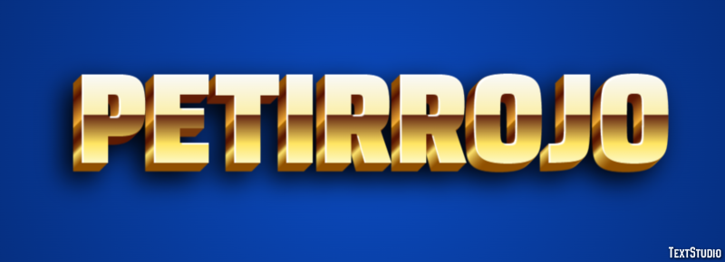 Petirrojo Efecto de Texto