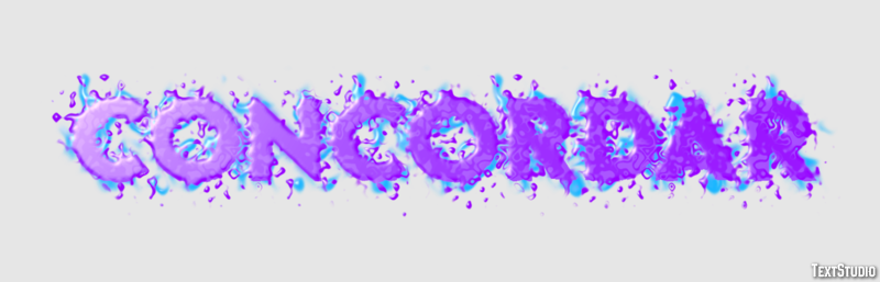 Concordar Efecto de texto