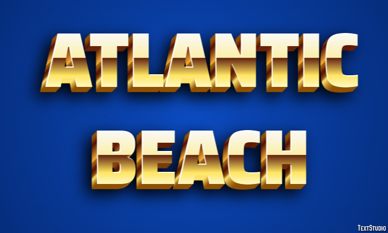 Atlantic Beach Efekt tekstowy