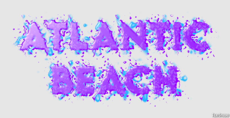 Atlantic Beach Efekt tekstowy