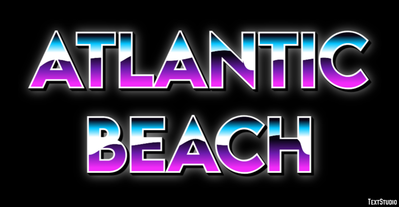 Atlantic Beach Efekt tekstowy