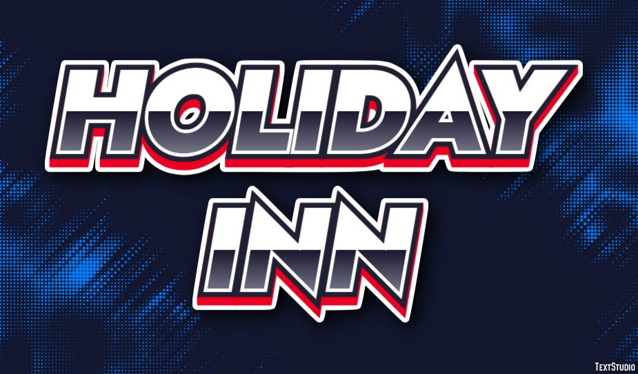 Holiday Inn Efeito de texto