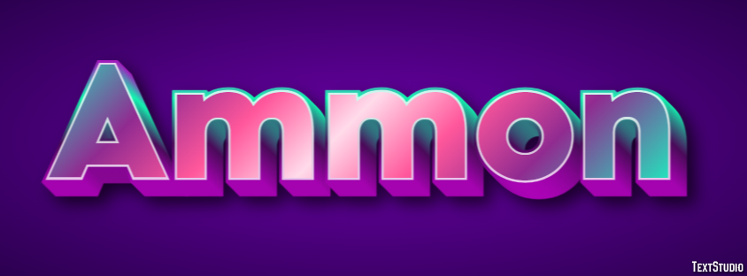 Ammon Text effect