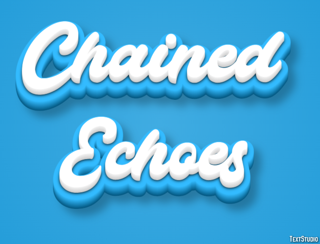 Chained Echoes Text Effect