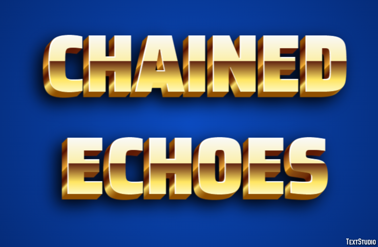 Chained Echoes Text Effect