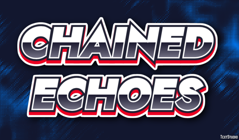Chained Echoes Text Effect