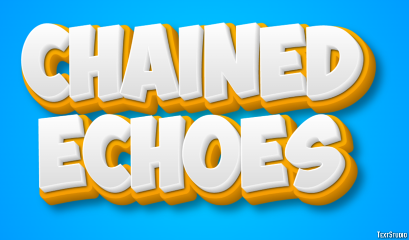 Chained Echoes Text Effect