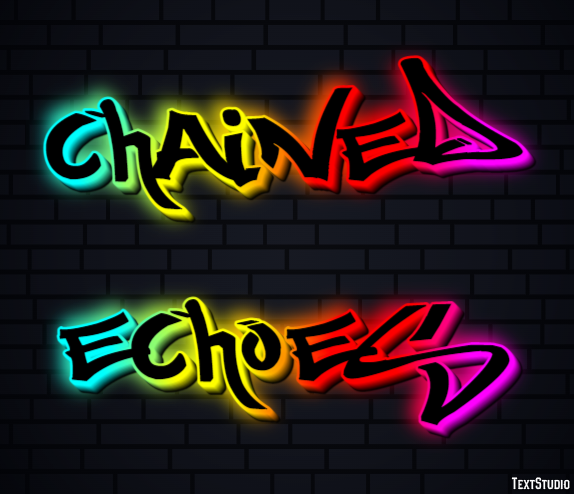 Chained Echoes Text Effect