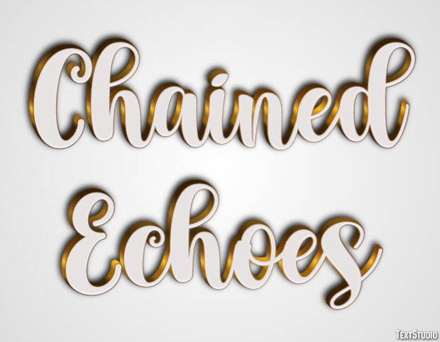 Chained Echoes Text Effect