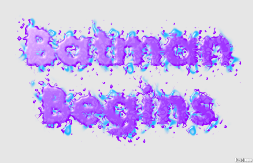 Batman Begins Text Effect