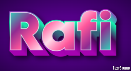 Rafi Text Effect