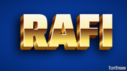 Rafi Text Effect