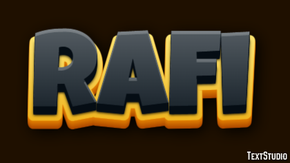 Rafi Text effect