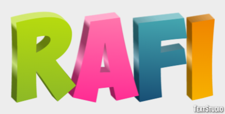 Rafi Text Effect