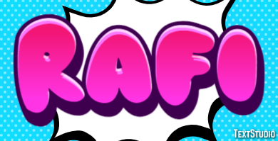 Rafi Text Effect