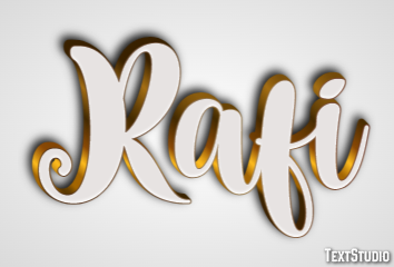 Rafi Text Effect