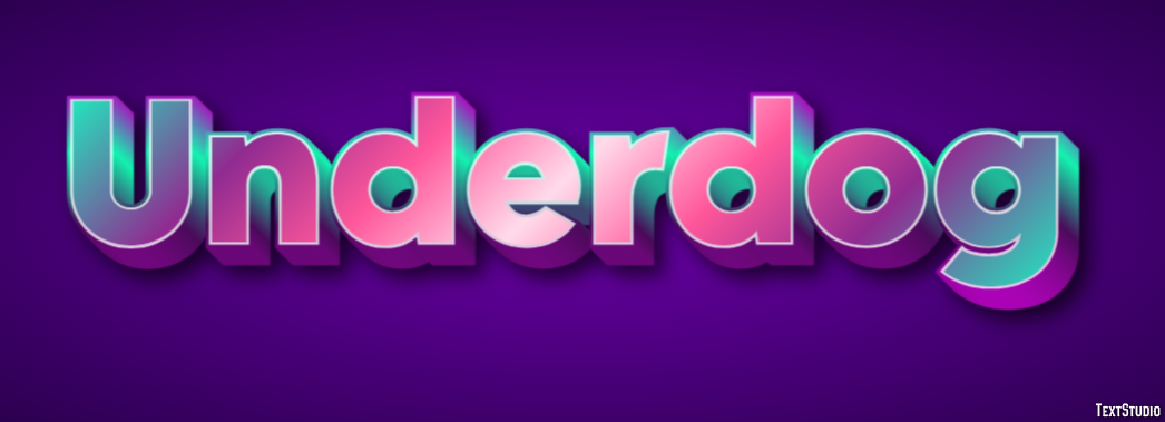 Underdog Efecto de Texto