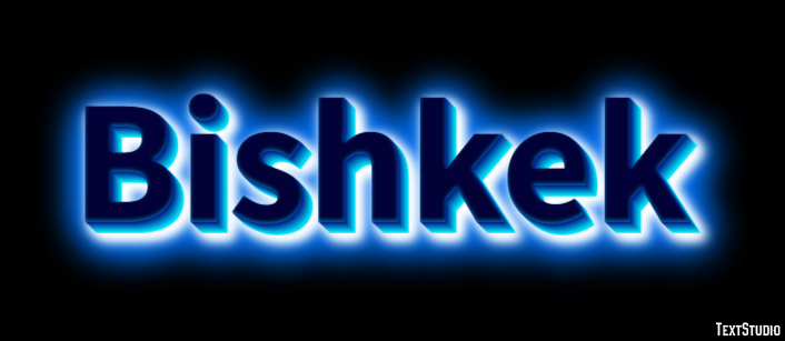 Bishkek テキスト効果