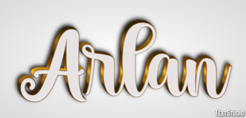 Arlan Text Effect