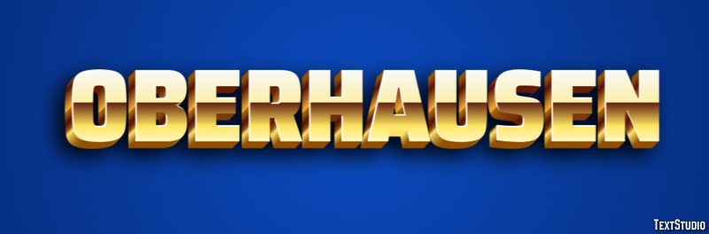 Oberhausen Efekt tekstowy