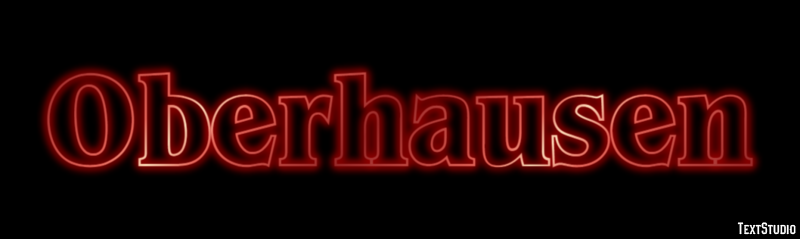 Oberhausen Texteffekt