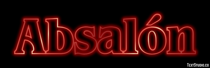 Absalón Efecto de Texto