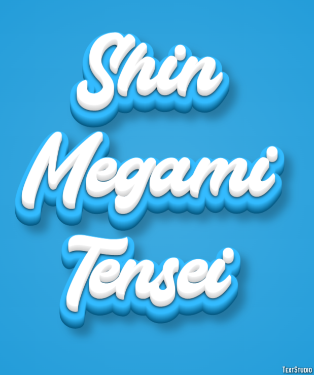 Shin Megami Tensei Texteffekt