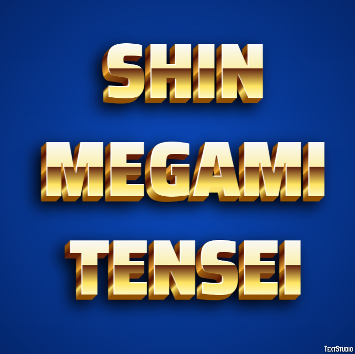 Shin Megami Tensei Efecto de Texto