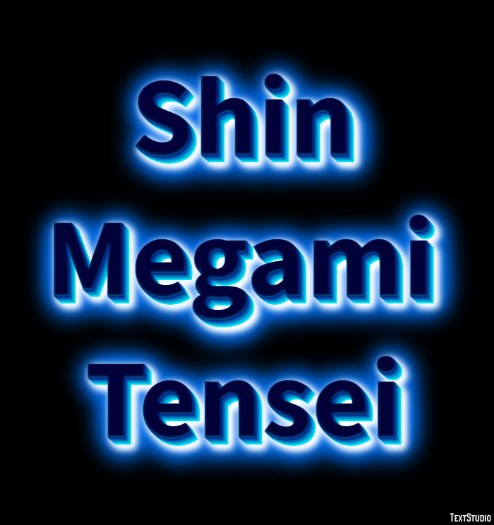 Shin Megami Tensei Effet de Texte