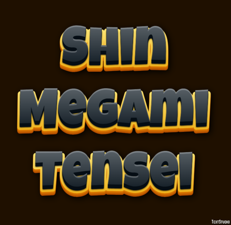 Shin Megami Tensei テキスト効果
