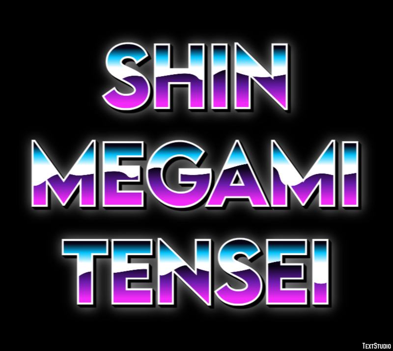 Shin Megami Tensei Effet de Texte